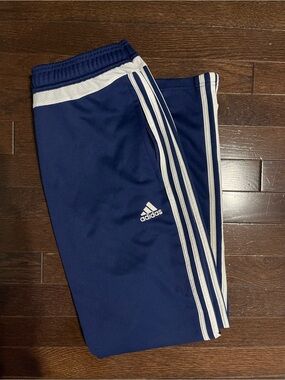 adidas Navy & White Track Jogger Pants